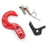 1/10 Scale Metal Winch Hook w/Safety Latch (Red)
