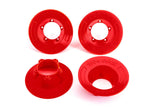 Wheel Covers, Red (4)