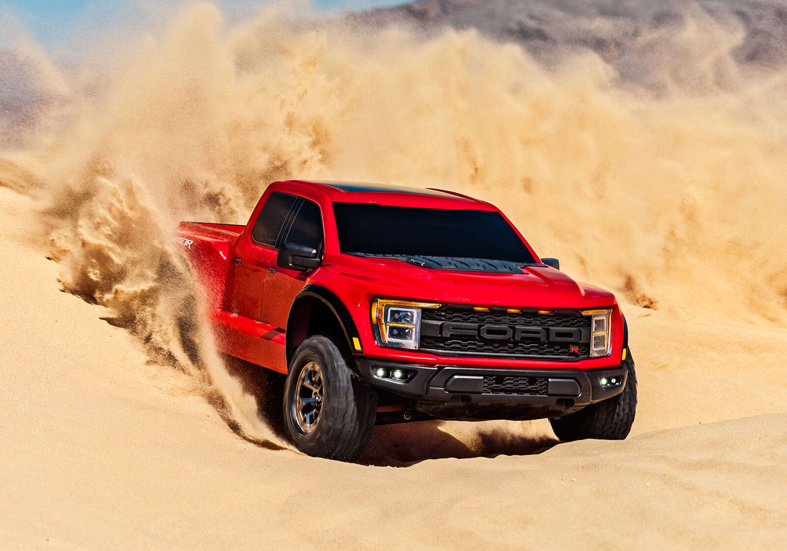 Ford Raptor R: 4X4 VXL 1/10 Scale 4X4 Brushless Replica Truck Red
