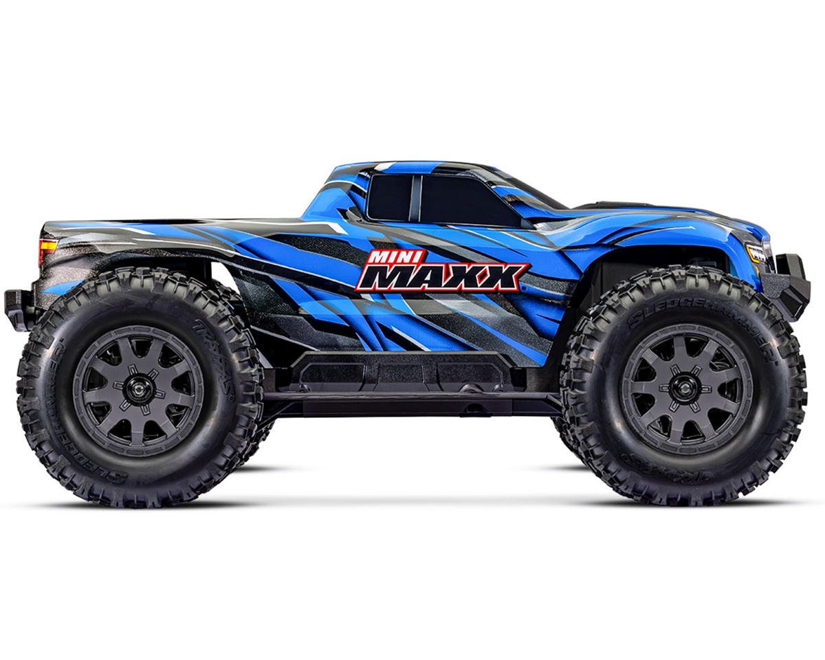 Traxxas Mini Maxx® Brushless 1/16 4WD RTR Monster Truck w/TQ™ 2.4Ghz Radio, Battery