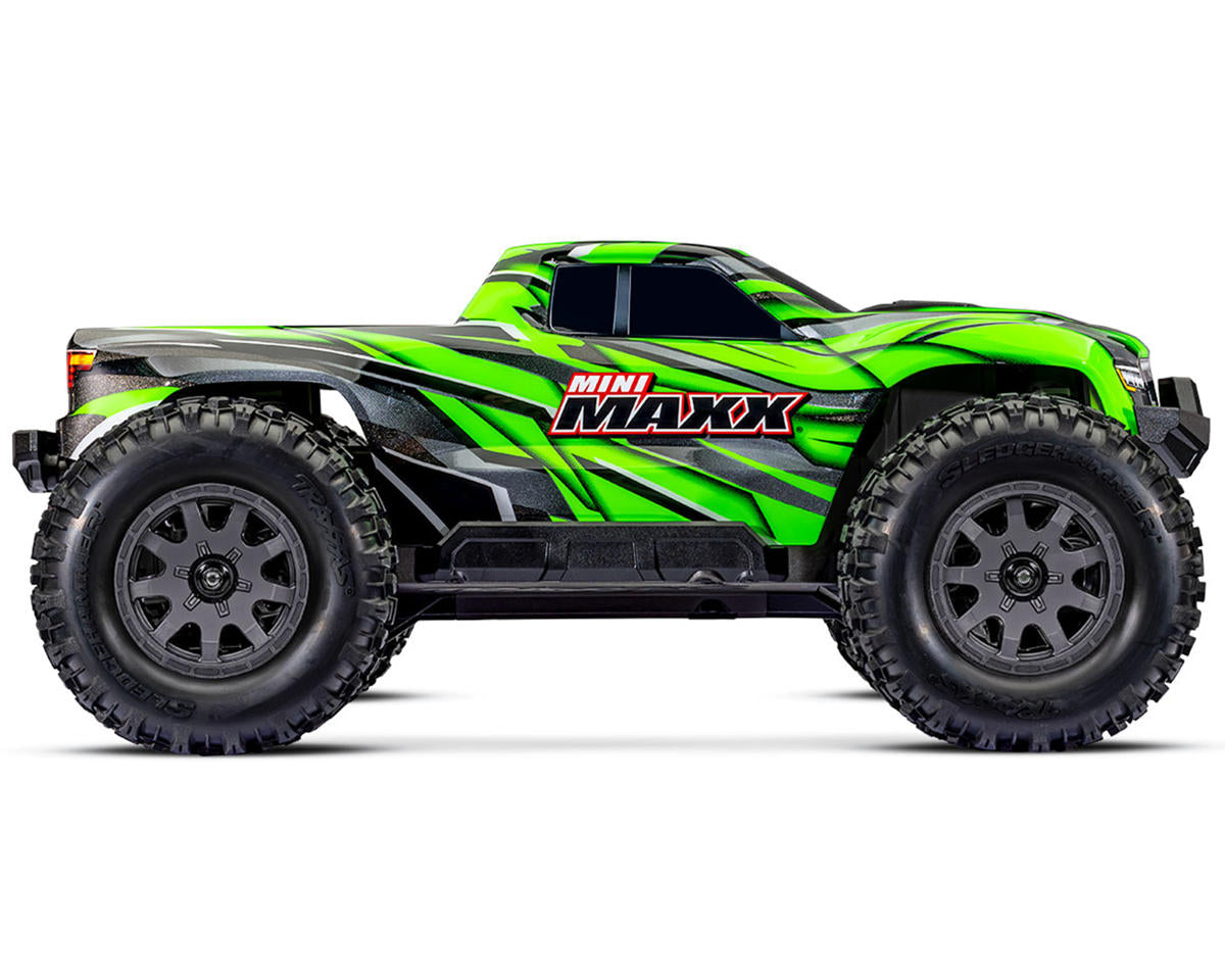 Traxxas Mini Maxx® Brushless 1/16 4WD RTR Monster Truck w/TQ™ 2.4Ghz Radio, Battery