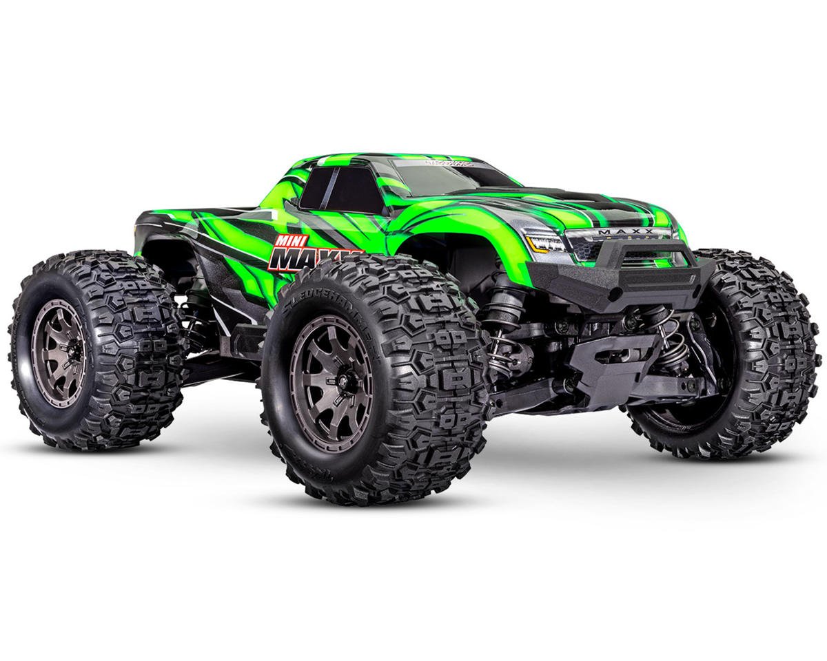 Traxxas Mini Maxx® Brushless 1/16 4WD RTR Monster Truck w/TQ™ 2.4Ghz Radio, Battery