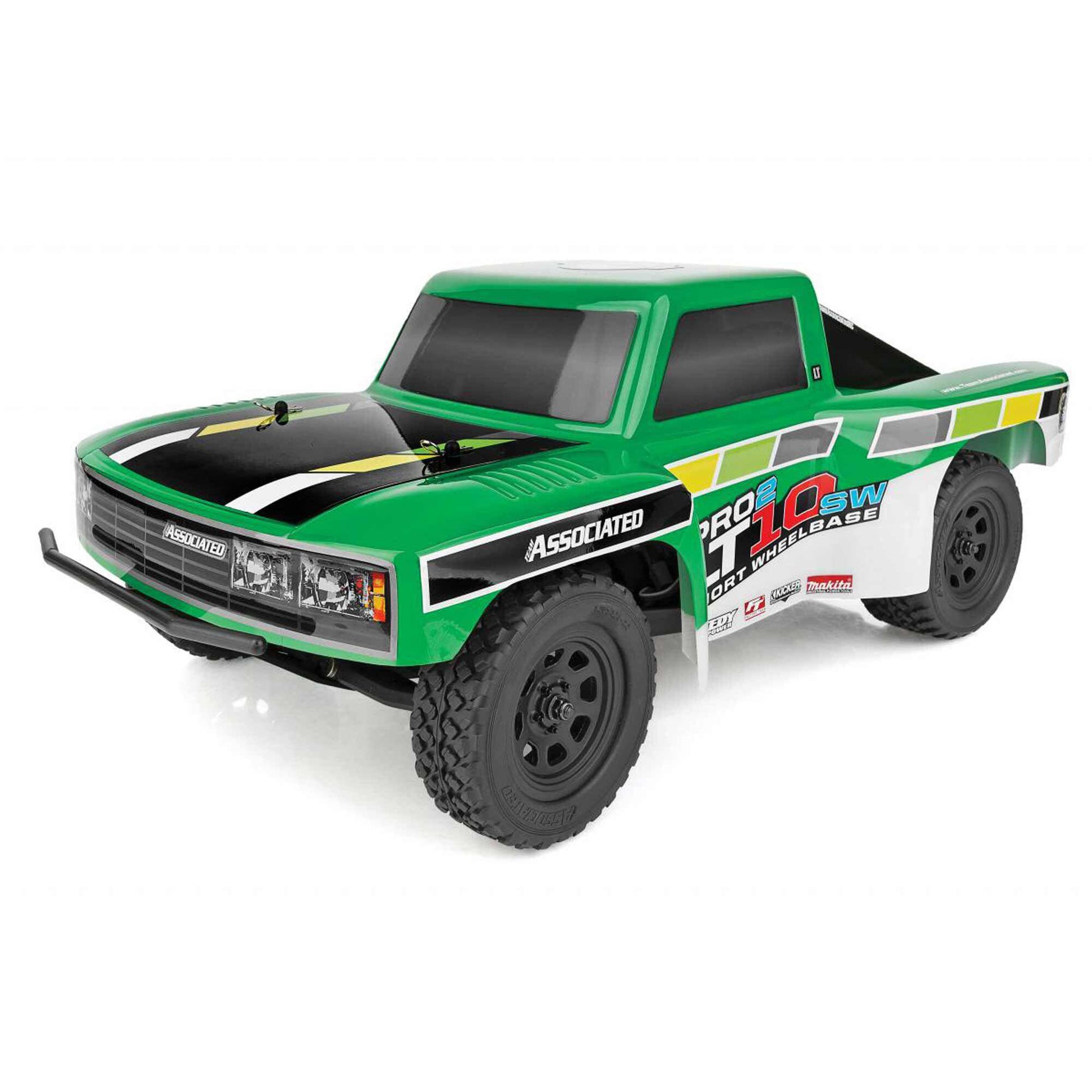 Team Associated 1/10 Pro2 LT10SW Short Course Truck RTR, Green ASC70023