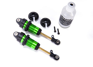 Traxxas Complete GTR Long Shocks w/Ti-Nitride Shafts (Green) (2) 7461G