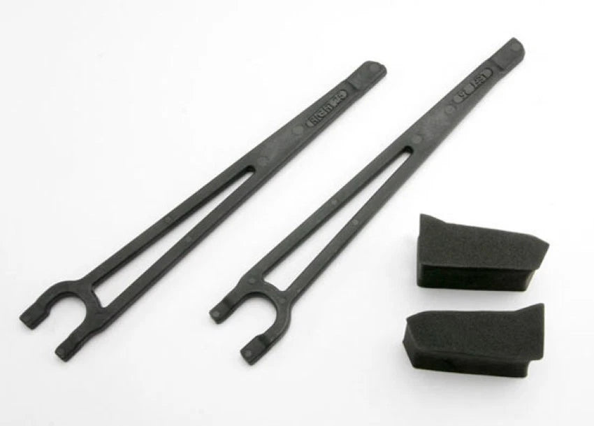 Traxxas Hold Downs/Battery Left & Rights/Foam Spacers E-Maxx