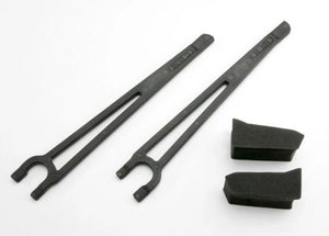 Traxxas Hold Downs/Battery Left & Rights/Foam Spacers E-Maxx
