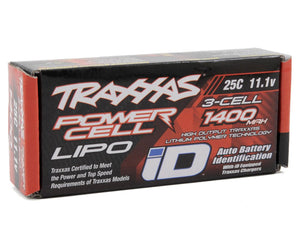 3S "Power Cell" 25C LiPo Battery w/iD Traxxas Connector (11.1V/1400mAh)