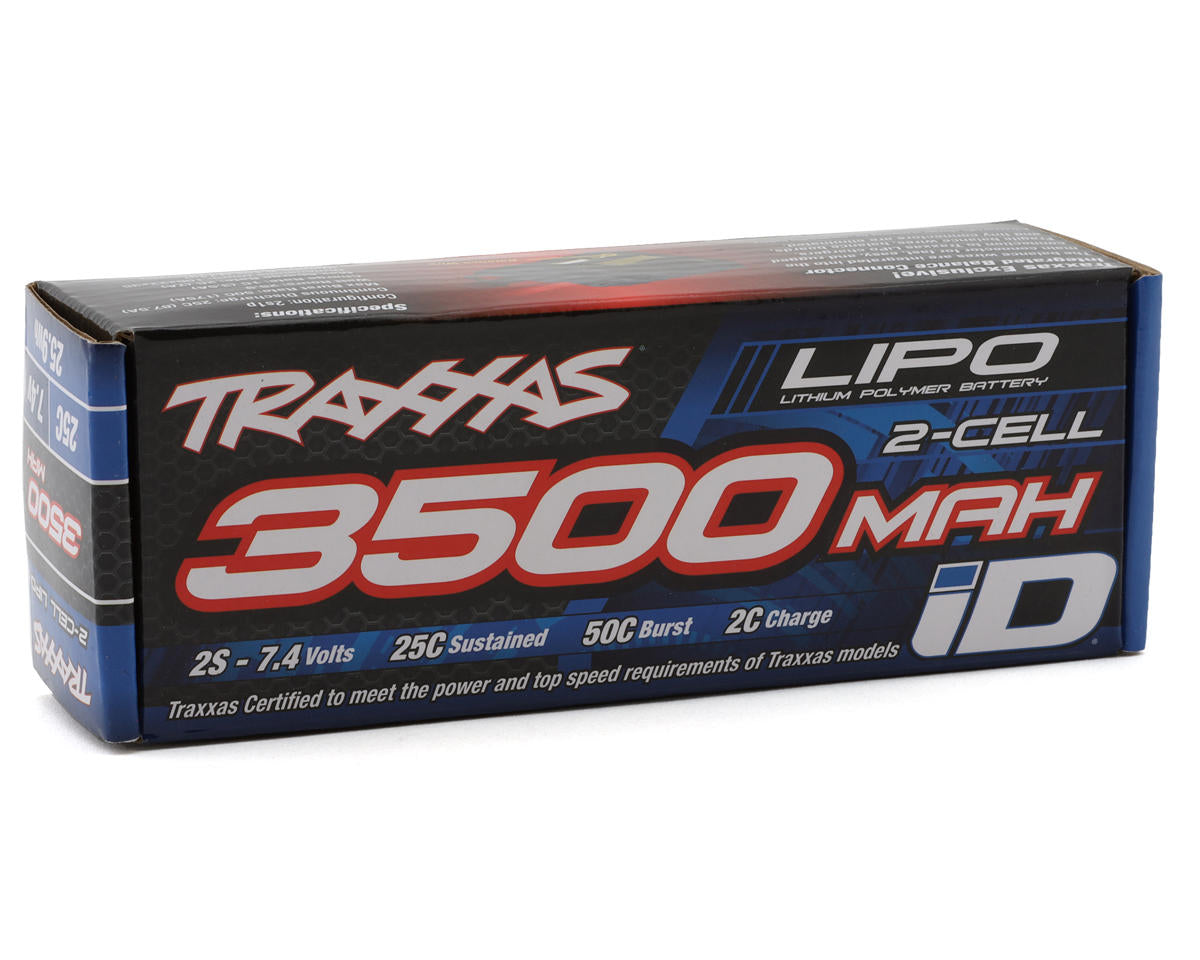 Traxxas 2S "Power Cell" 25C LiPo Battery w/iD Connector (7.4V/3500mAh)