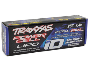 2S "Power Cell" 25C LiPo Battery w/iD Traxxas Connector (7.4V/5800mAh)
