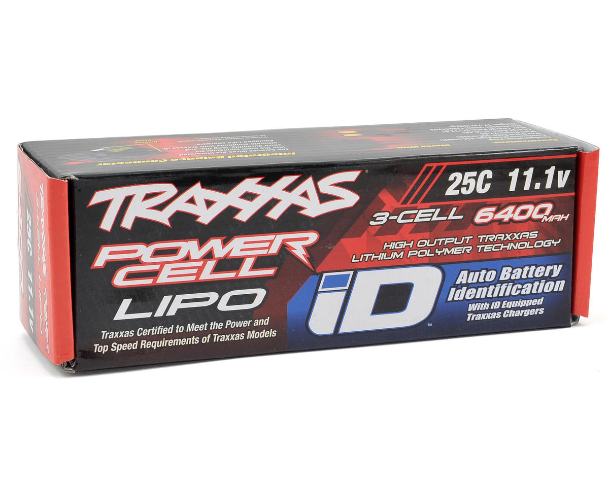 Traxxas 3S "Power Cell" 25C LiPo Battery w/iD Traxxas Connector (11.1V/6400mAh)