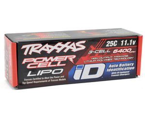 Traxxas 3S "Power Cell" 25C LiPo Battery w/iD Traxxas Connector (11.1V/6400mAh)