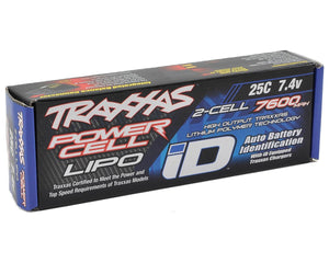 Traxxas 2S "Power Cell" 25C LiPo Battery w/iD Traxxas Connector (7.4V/7600mAh)