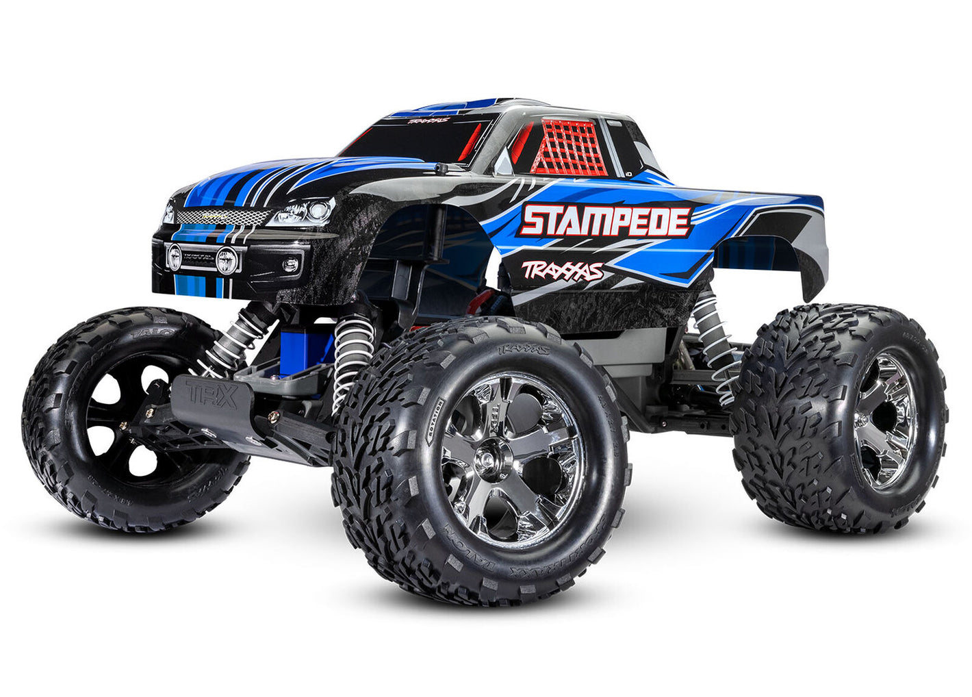 Stampede Monster Truck w/Battery & USB-C Charger Blue