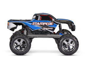 Stampede Monster Truck w/Battery & USB-C Charger Blue