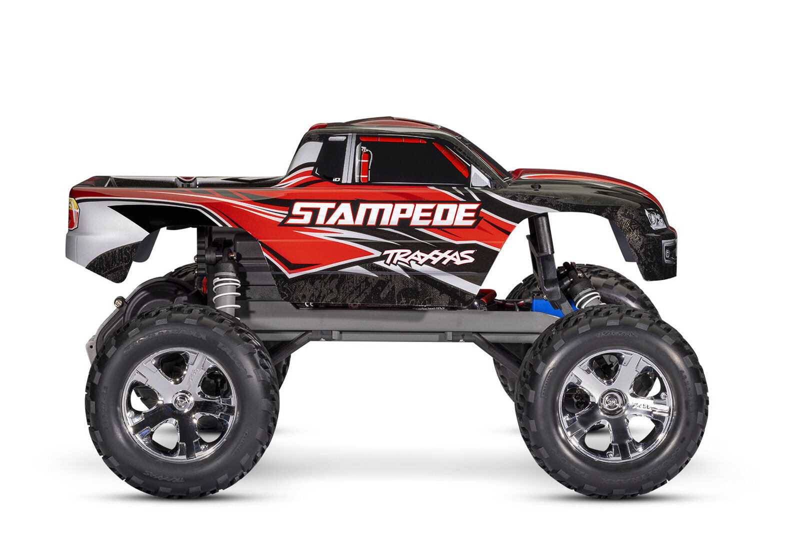 Stampede Monster Truck w/Battery & USB-C Charger Red