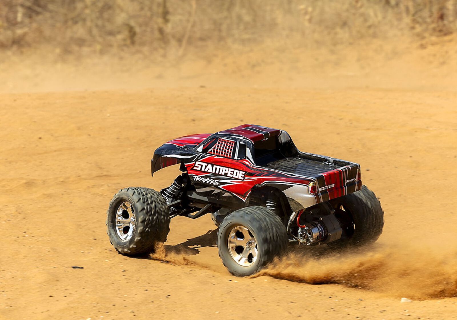 Stampede Monster Truck w/Battery & USB-C Charger Red