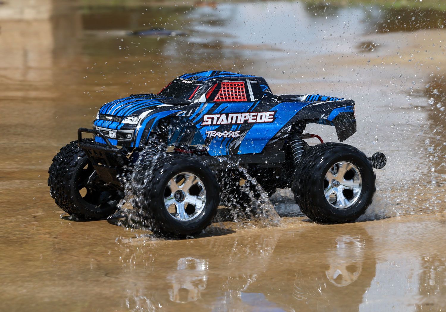 Stampede 2WD HD W/USB-C (Blue)