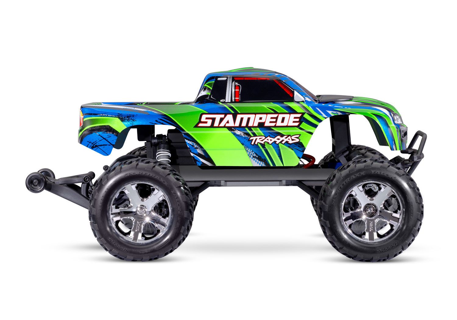 Stampede 2WD HD W/USB-C (Green)