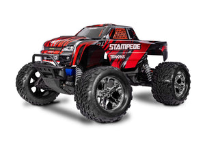 Stampede 2WD HD W/USB-C (Red)