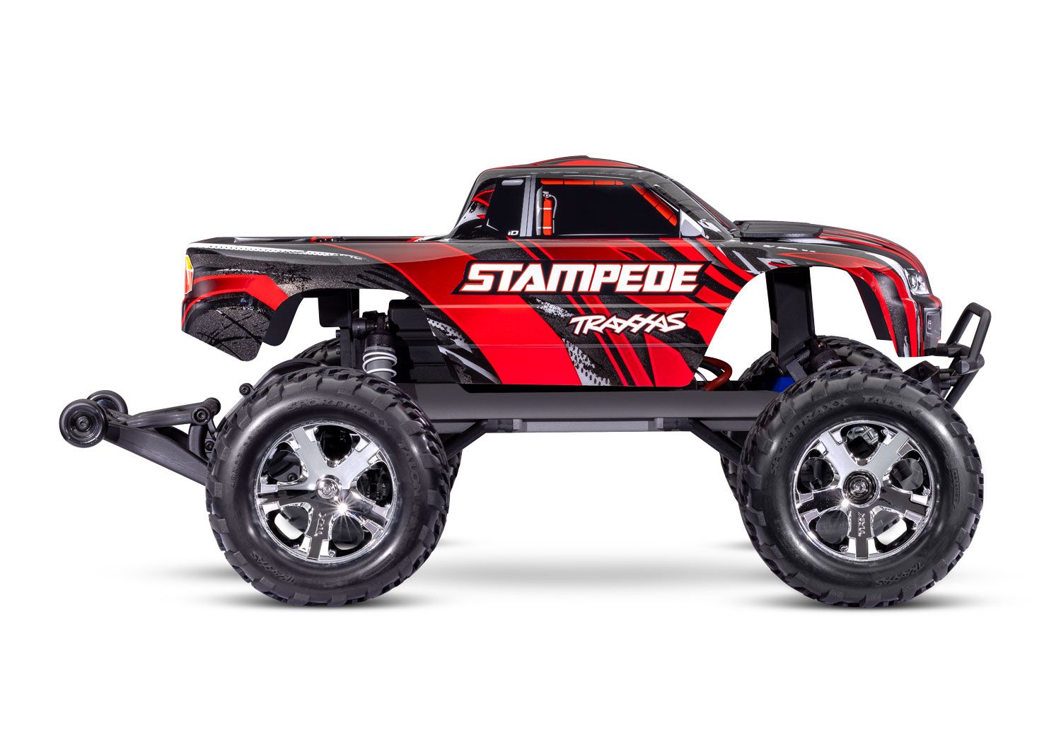 Stampede 2WD HD W/USB-C (Red)