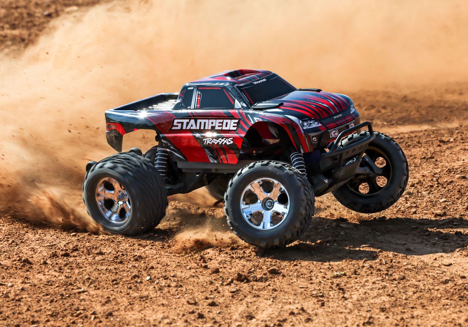 Stampede 2WD HD W/USB-C (Red)