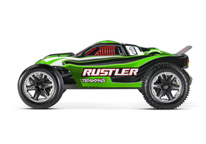 Rustler 1/10 Stadium Truck With USB-C Charger Green