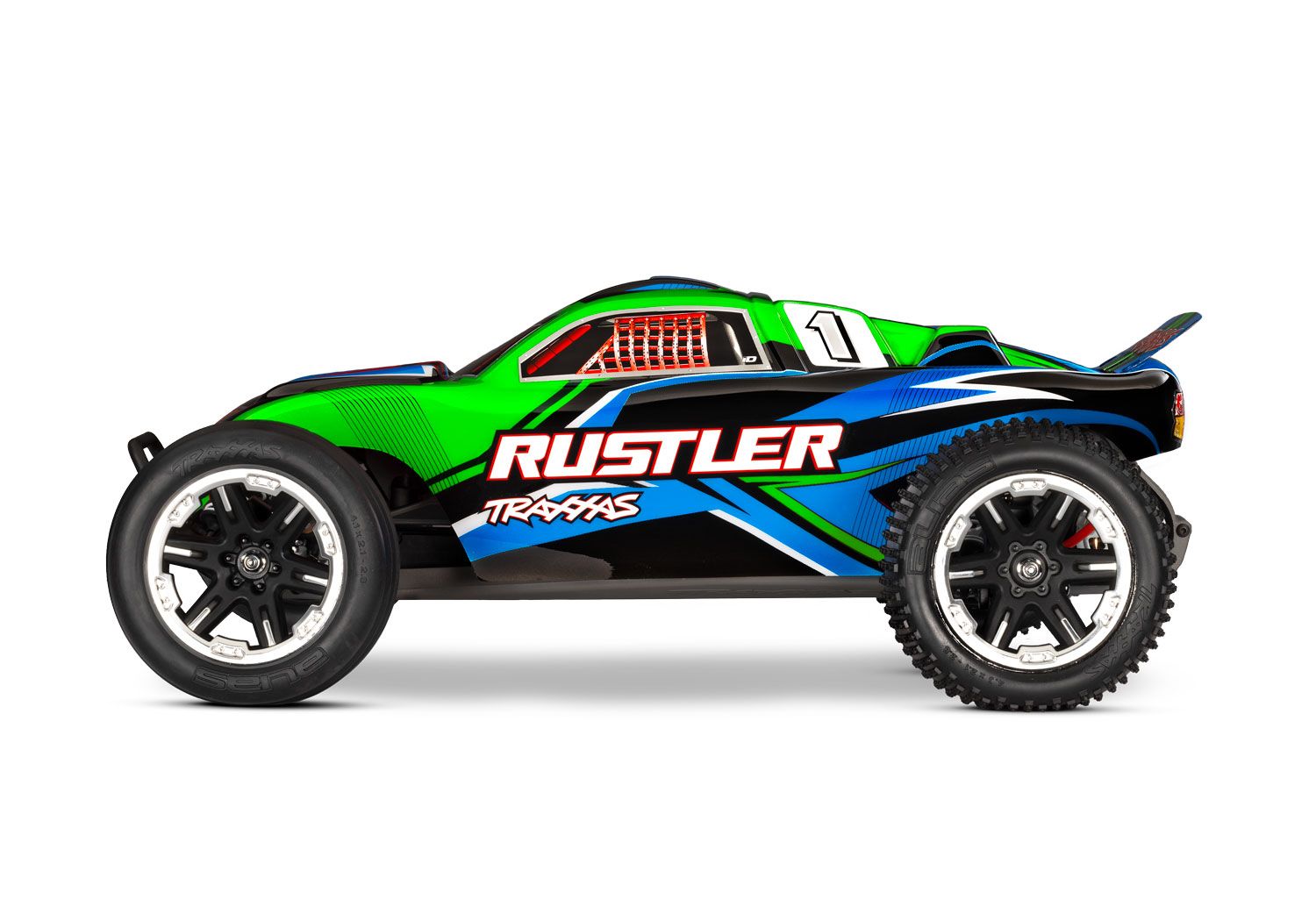 Rustler 2WD HD W/USB-C (Green)