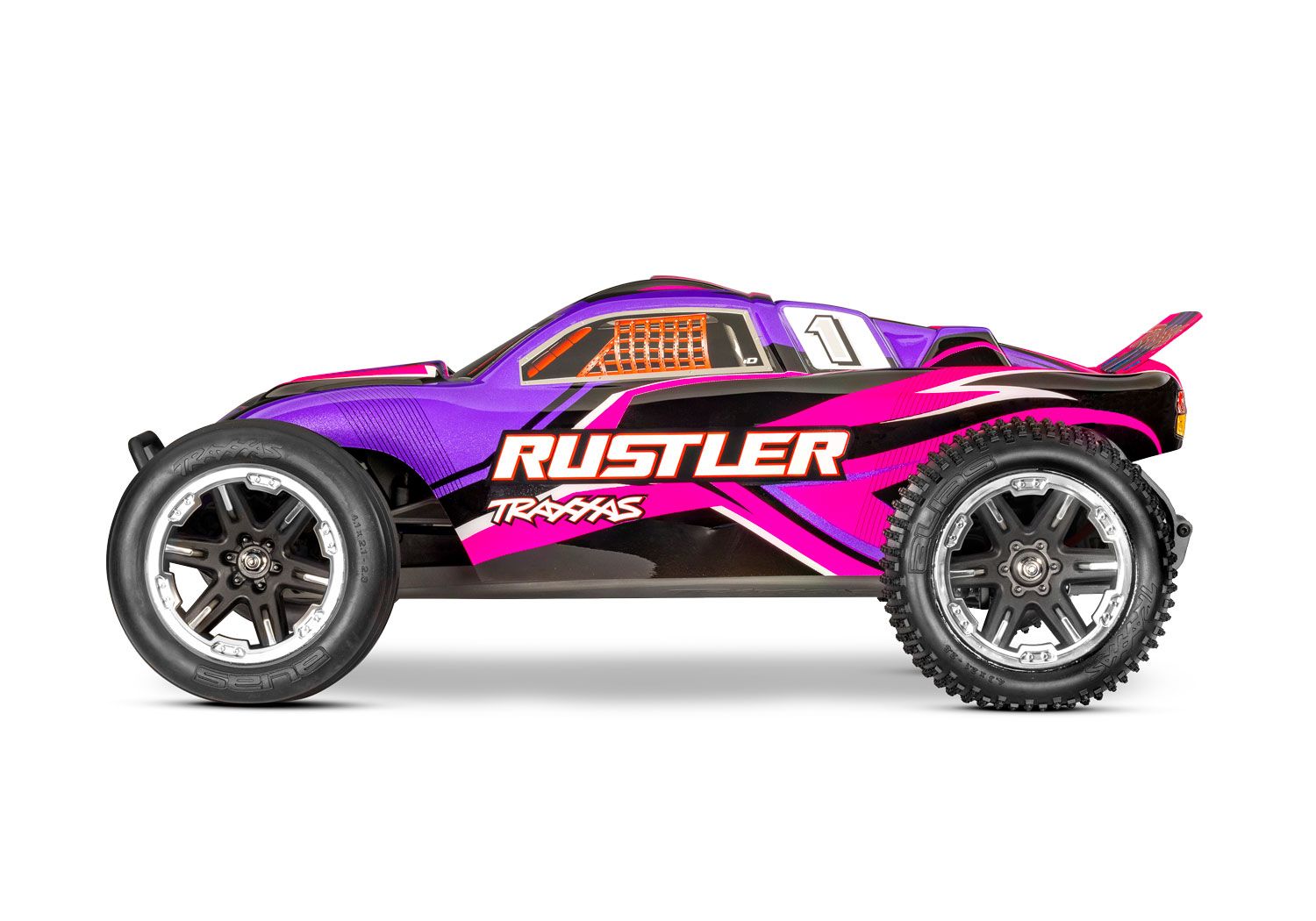 Rustler 2WD HD W/USB-C (Pink)