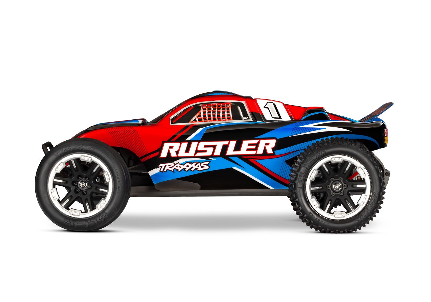 Rustler 2WD HD W/USB-C (Red)