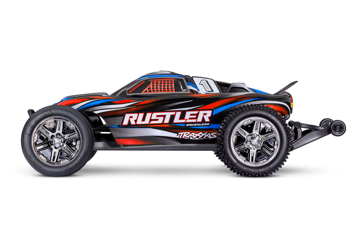 Traxxas Rustler BL-2s HD 1/10 RTR 2WD Brushless Stadium Truck w/BL-2s ESC & TQ 2.4GHz Radio