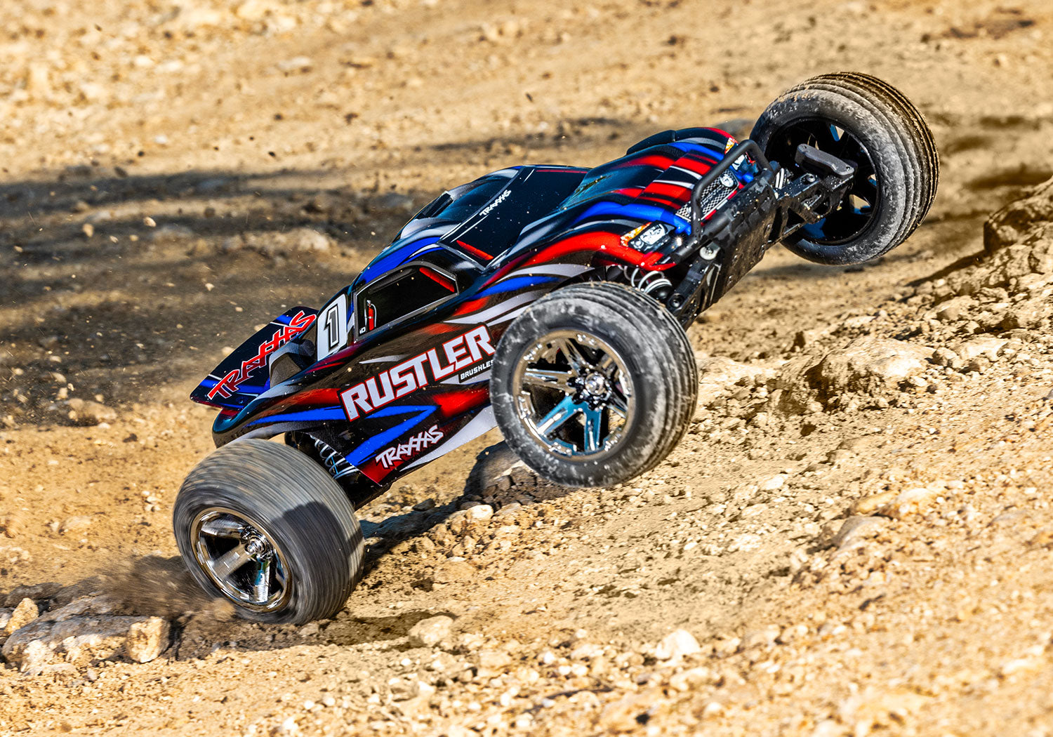 Traxxas Rustler BL-2s HD 1/10 RTR 2WD Brushless Stadium Truck w/BL-2s ESC & TQ 2.4GHz Radio