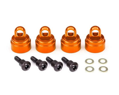 Traxxas Aluminum Ultra Shock Cap (Orange) (4)