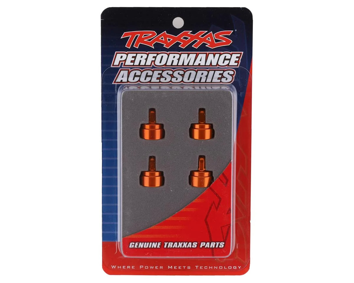 Traxxas Aluminum Ultra Shock Cap (Orange) (4)