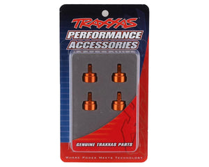 Traxxas Aluminum Ultra Shock Cap (Orange) (4)