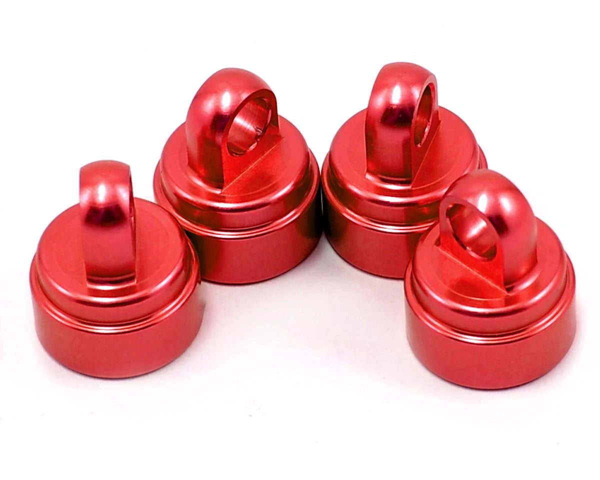 Traxxas Aluminum Ultra Shock Cap (Red) (4)