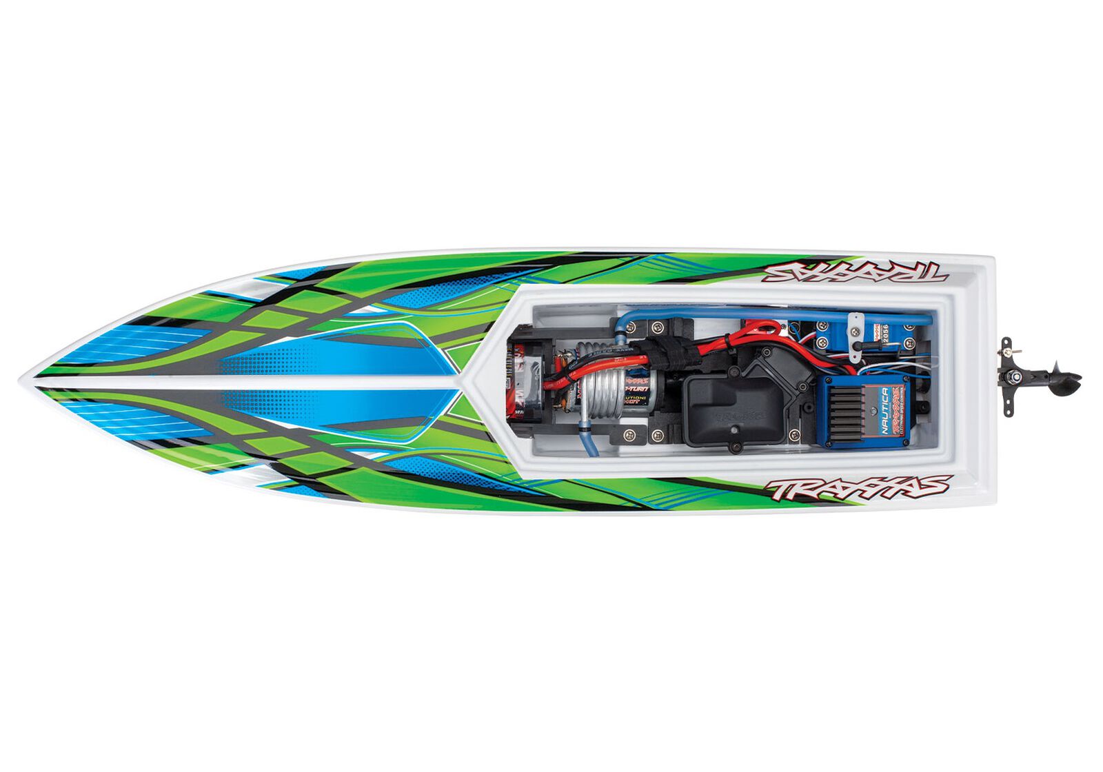 Blast Rtr Boat W/Esc With Tq Radio System (GRN)