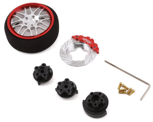 Type B Aluminum Transmitter Steering Wheel Set (Red)