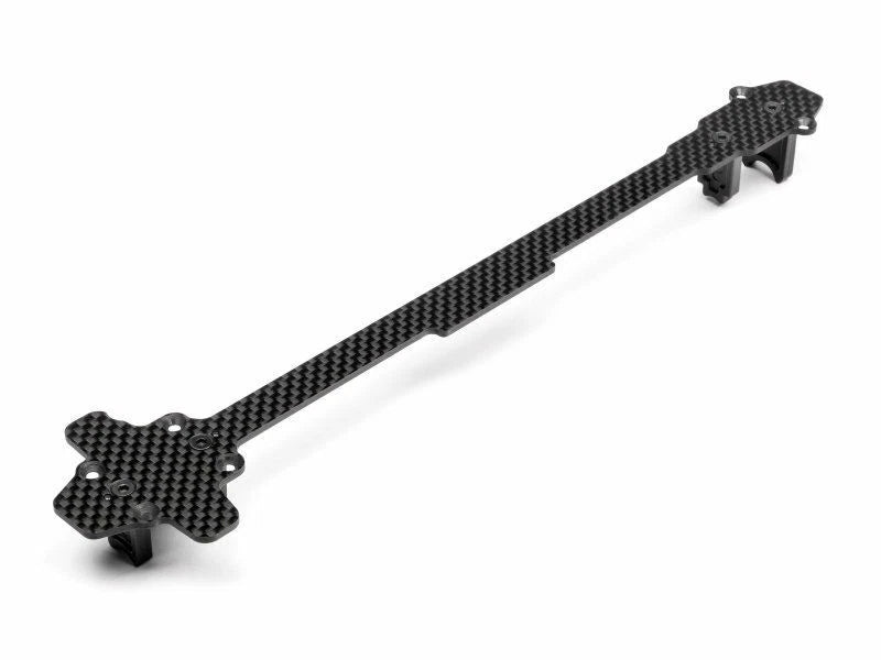 HPI Racing - Center Drive Shaft Cover Set, (Carbon Fiber), RS4 Sport 3 (Opt)