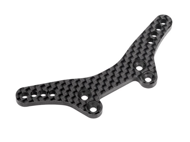 HPI114433 - SHOCK TOWER (FRONT/CARBON FIBER) W/SCREWS