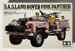 Tamiya 35076 1/35 Scale SAS Land Rover Pink Panther -VTG from 1976, Parts Sealed