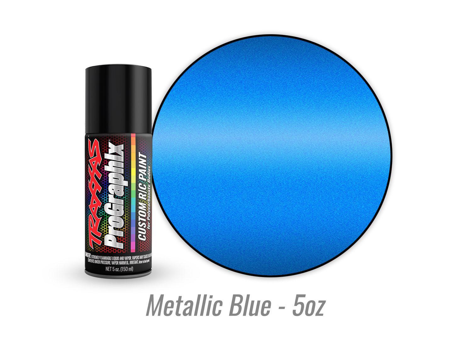 Traxxas ProGraphix "Metallic Blue" Custom R/C Lexan Spray Paint (5oz) 5074