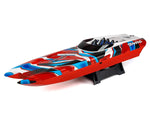 Traxxas DCB M41 Widebody 40" Catamaran High Performance 6S Race Boat (Red) w/TQi 2.4Ghz Radio & TSM