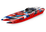 DCB M41 Widebody 40" Catamaran High Performance 6s Race Boat (Red)