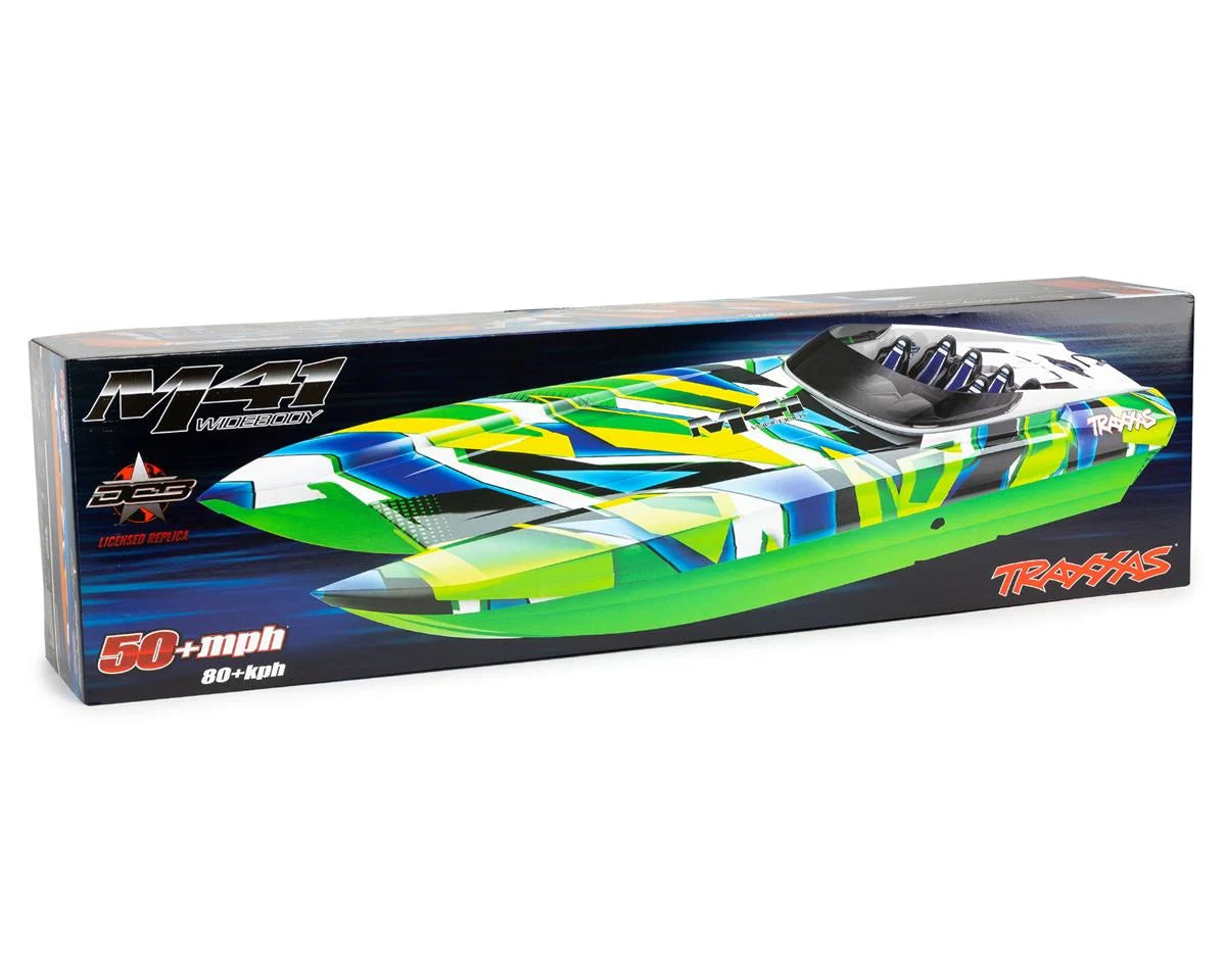 Traxxas DCB M41 Widebody 40" Catamaran High Performance 6S Race Boat (Red) w/TQi 2.4Ghz Radio & TSM