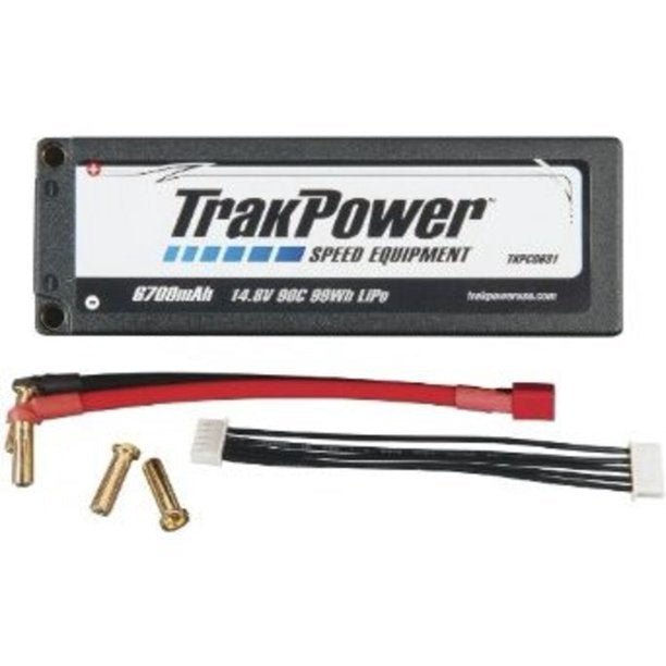 TrakPower Lipo 4s 14.8v 6700mah 90c Hard Case Star