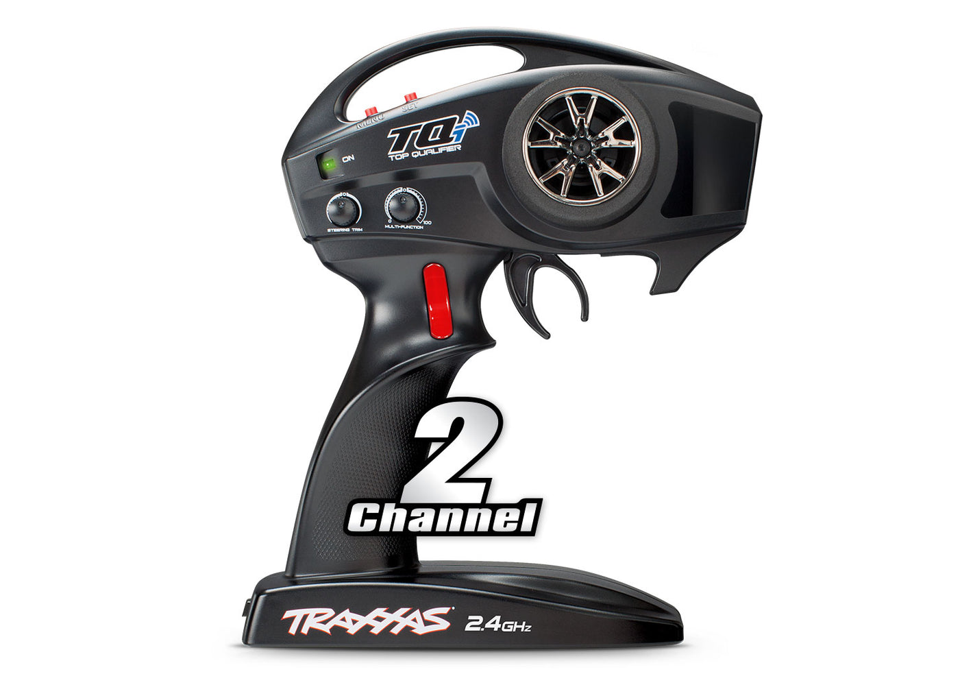 2-Channel TQi 2.4 GHz Transmitter with brake button