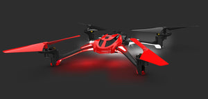 LaTrax Alias Ready-To-Fly Micro Electric Quadcopter Drone (Red)