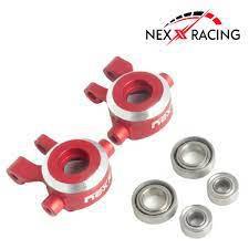 TRX-4M Aluminum Front Steering Knuckles (Red)