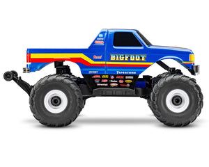 Traxxas Bigfoot® 1/10 RTR 4WD Brushless Monster Truck (Blue) w/BL-2s ESC & TQ 2.4GHz Radio