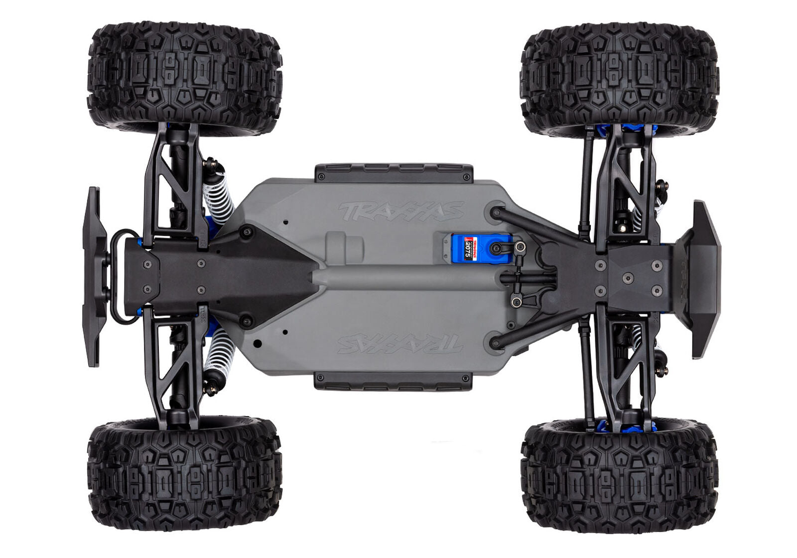 Stampede 4X4 BL-2s: 1/10 Scale 4WD Monster Truck (Blue)